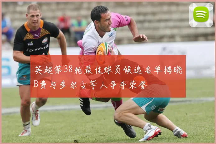 英超第38轮最佳球员候选名单揭晓B费与多尔古等人争夺荣誉